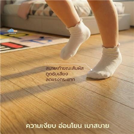 กระเบื้องยางไวนิล 15x91 ซม. TARA CLICK LOCK โคโค่บราวน์_9