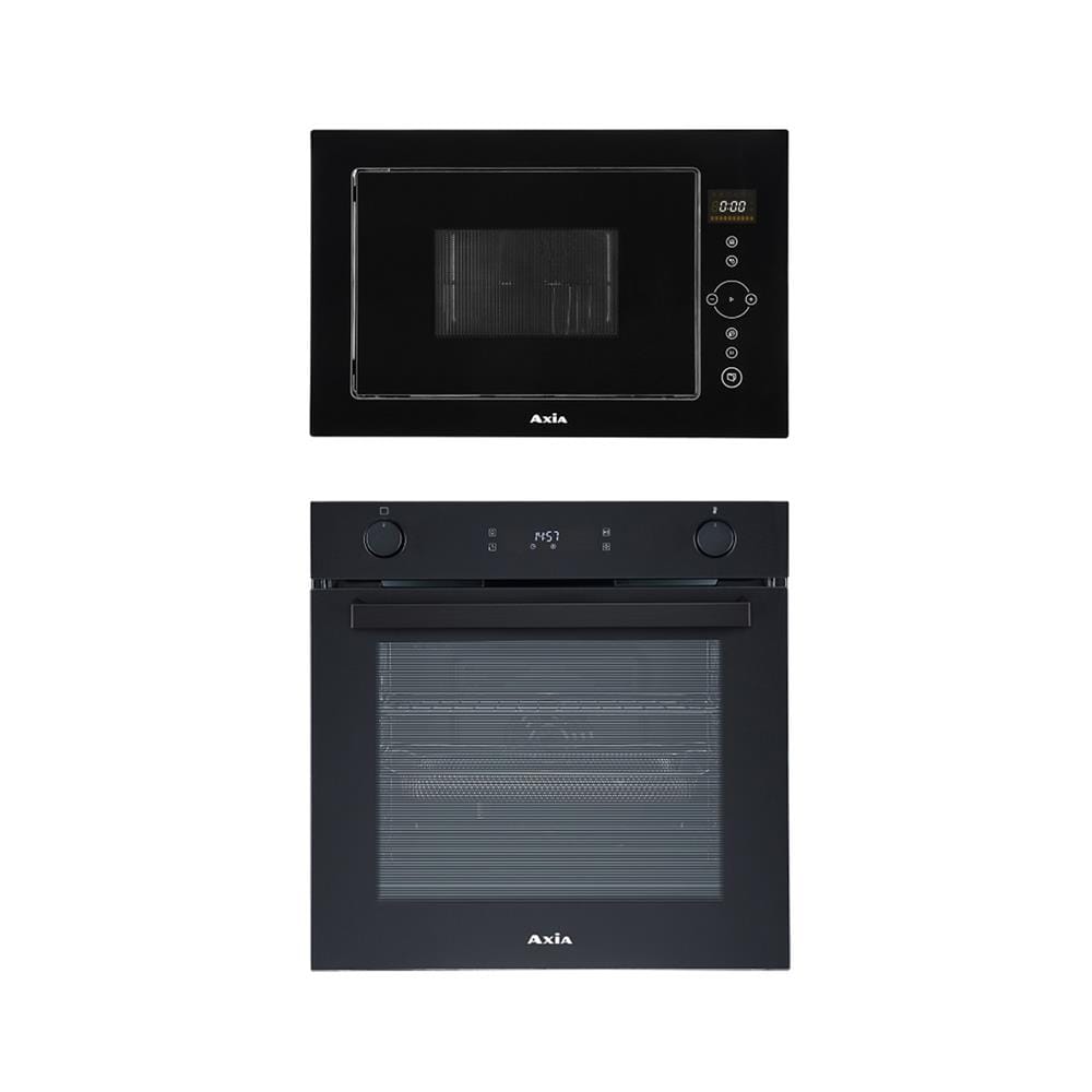 ไมโครเวฟฝัง+เตาอบฝัง AXIA INT 25 MWG 500+INT 75 LCD