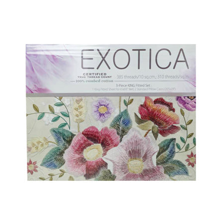 ชุดผ้าปูที่นอน 6 ฟุต (ชุด 3 ชิ้น) EXOTICA 31XP สี BEIGE_3