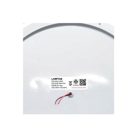 ไฟเพดาน LED LAMPTAN OVERLAY 16 นิ้ว 36 วัตต์ DAYLIGHT/COOL WHITE/WARM WHITE  สีขาว_8