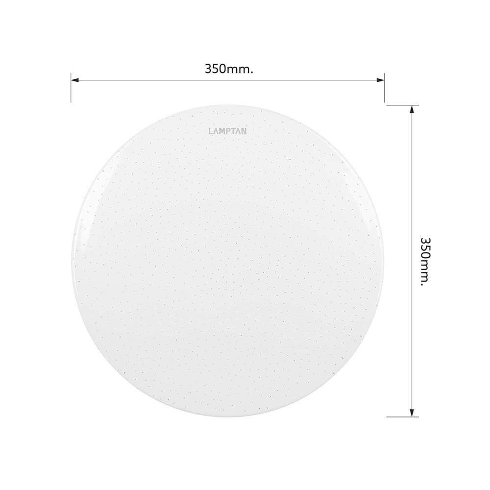 ไฟเพดาน LED LAMPTAN LUX4 14 นิ้ว 26 วัตต์ DAYLIGHT สีขาว (แพ็ก 4 ชิ้น)