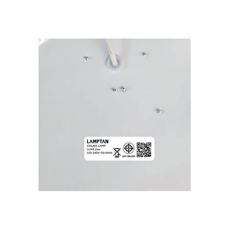 ไฟเพดาน LED LAMPTAN LUX4 14 นิ้ว 26 วัตต์ DAYLIGHT สีขาว (แพ็ก 4 ชิ้น)_7