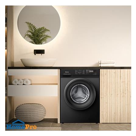เครื่องซักผ้าฝาหน้า HISENSE WF120N1 12 กก. 1200RPM อินเวอร์เตอร์ สีดำ_3