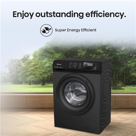เครื่องซักผ้าฝาหน้า HISENSE WF120N1 12 กก. 1200RPM อินเวอร์เตอร์ สีดำ_8