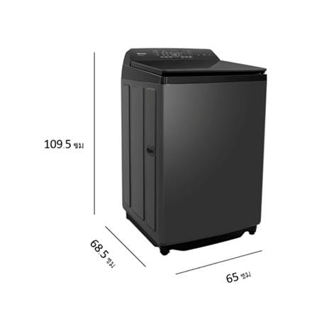 เครื่องซักผ้าฝาบน HISENSE WT190Q20 19 กก. สีดำ_12