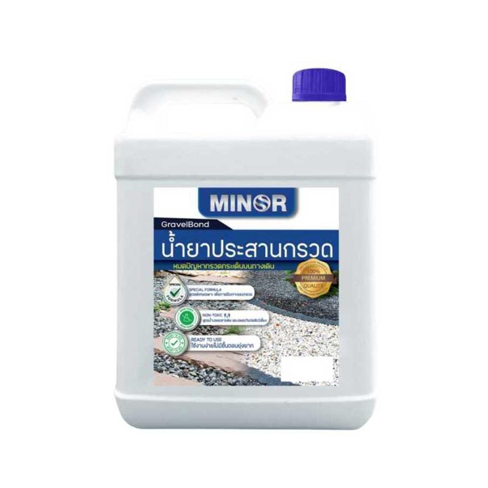 น้ำยาประสานกรวด หิน ทราย MINOR 5 ลิตร