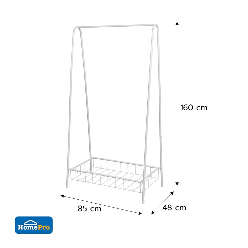ราวแขวนผ้าทรง A PLIM JUMBO 85 ซม. สีขาว
