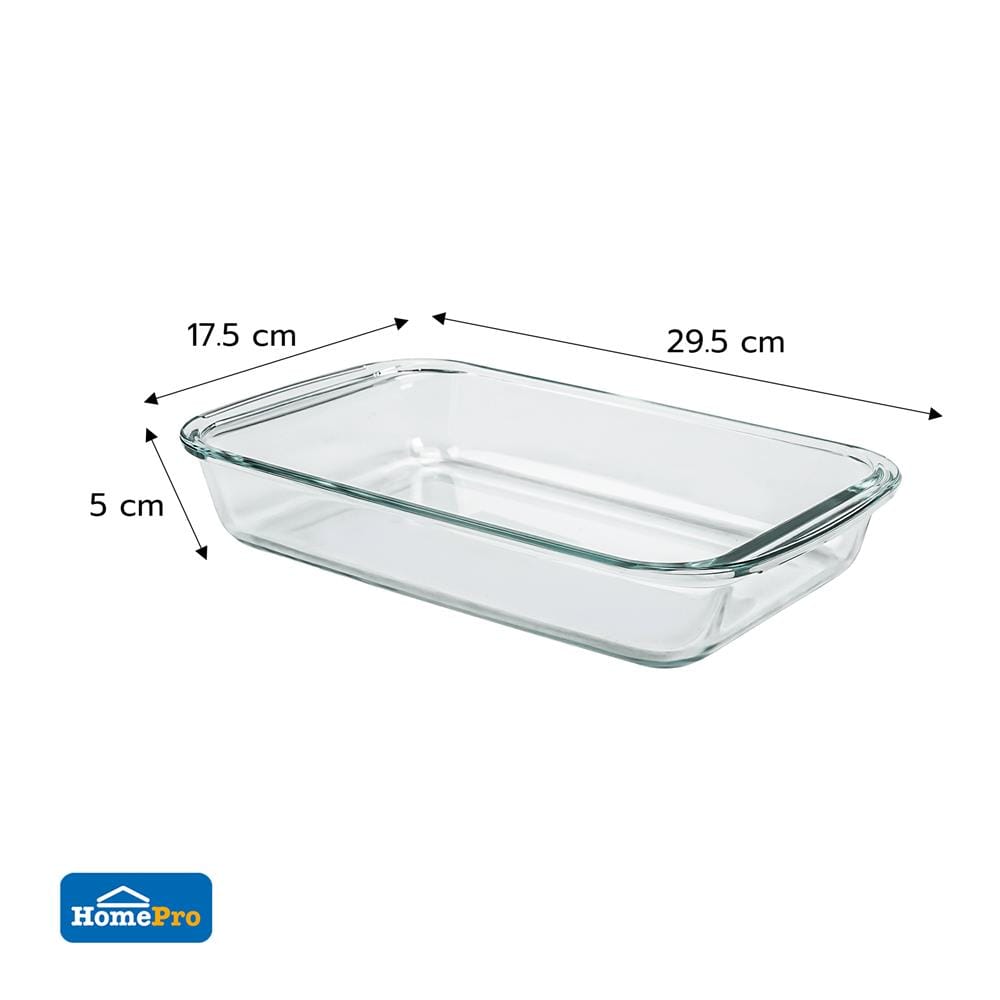 ถาดอบแก้ว KECH BAKE 1600 มล. 17x29 ซม.