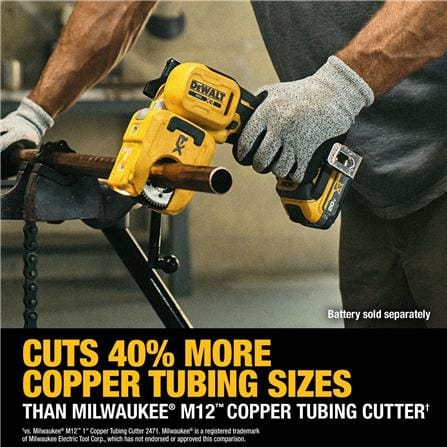 เครื่องตัดท่อทองแดงไร้สาย (เฉพาะตัวเครื่อง) DEWALT DCE154B 20 โวลต์_10