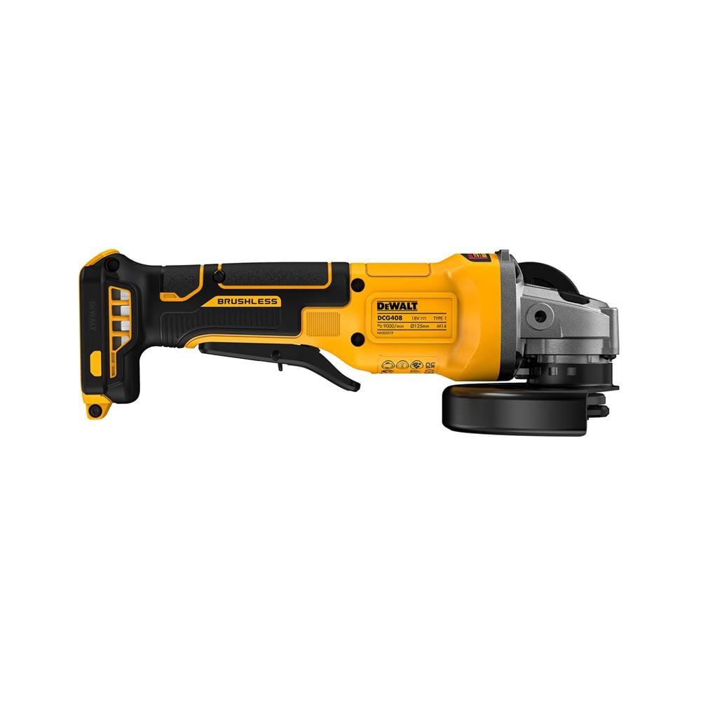เครื่องเจียรไร้สาย (เฉพาะตัวเครื่อง) DEWALT DCG408N-B1 18 โวลต์ (สูงสุด 20 โวลต์)