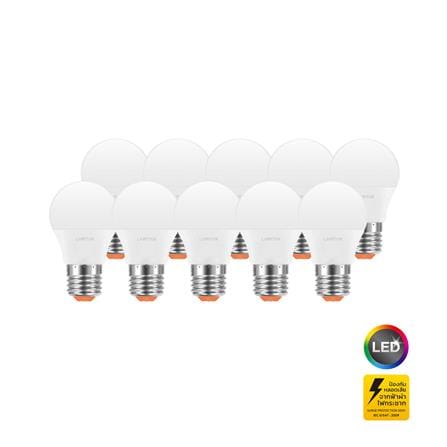 หลอด LED LAMPTAN BALL A45 3 วัตต์ WARM WHITE E27 (แพ็ก 10 ชิ้น)_0