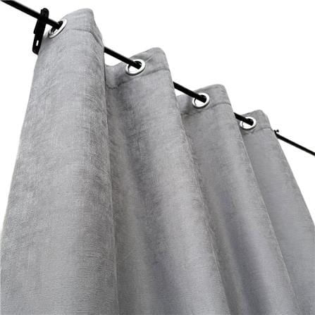 ผ้าม่าน EYELET HOME LIVING STYLE ELLA UV 150x220 ซม. สีเทา_2