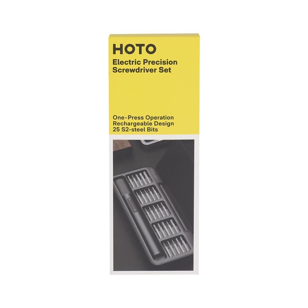 ชุดสว่านไขควง HOTO HTE0010GL 3.6V 25-IN-1