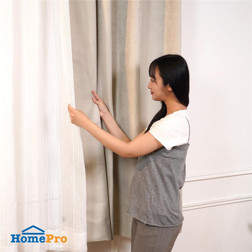 ผ้าม่าน EYELET HOME LIVING STYLE ELLA UV 150x160 ซม. สีครีม