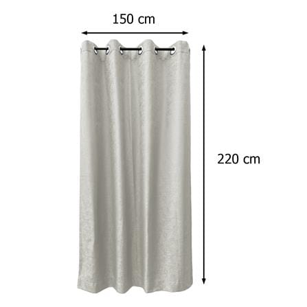 ผ้าม่าน EYELET HOME LIVING STYLE ELLA UV 150x220 ซม. สีครีม_7