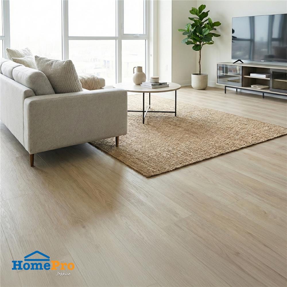 พื้น SPC CROBERN 5.5 มม. 2.23 ตร.ม. สี WHITE OAK (แพ็ก 10 ชิ้น)