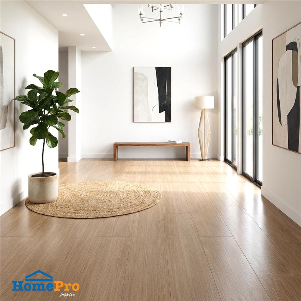 พื้น SPC CROBERN 5.5 มม. 2.23 ตร.ม. สี BROWN OAK (แพ็ก 10 ชิ้น)