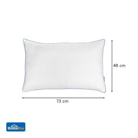 หมอนหนุน ขนห่านเทียม SNAZZ DOWN ALTERNATIVE CLOUDY 19x29 นิ้ว สีขาว_5
