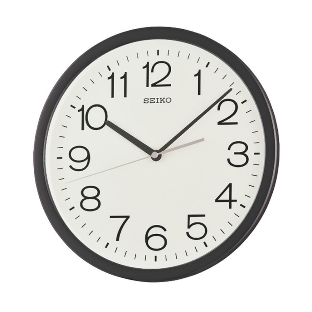 นาฬิกาแขวน SEIKO CLOCKS QXA847K 12.2 นิ้ว สีดำ