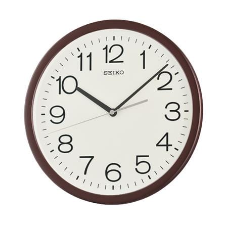 นาฬิกาแขวน SEIKO CLOCKS QXA847B 12.2 นิ้ว สีน้ำตาล_0