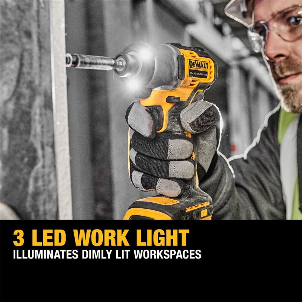 ชุดสว่านกระแทกและไขควงกระแทกไร้สาย (พร้อมแบตเตอรี่และแท่นชาร์จ) DEWALT DCK2214D2TA-B1 18 โวลต์