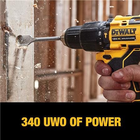 ชุดสว่านกระแทกและไขควงกระแทกไร้สาย (พร้อมแบตเตอรี่และแท่นชาร์จ) DEWALT DCK2214D2TA-B1 18 โวลต์_4