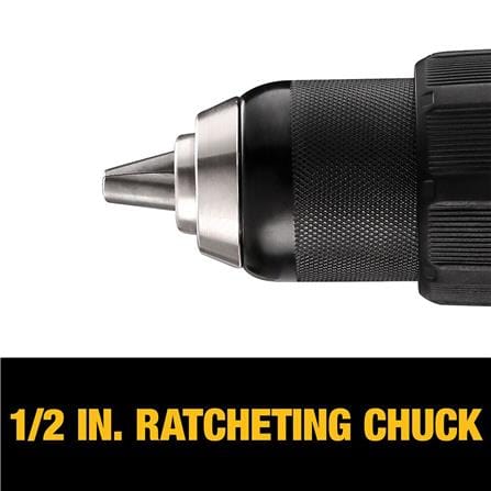 ชุดสว่านกระแทกและไขควงกระแทกไร้สาย (พร้อมแบตเตอรี่และแท่นชาร์จ) DEWALT DCK2214D2TA-B1 18 โวลต์_5
