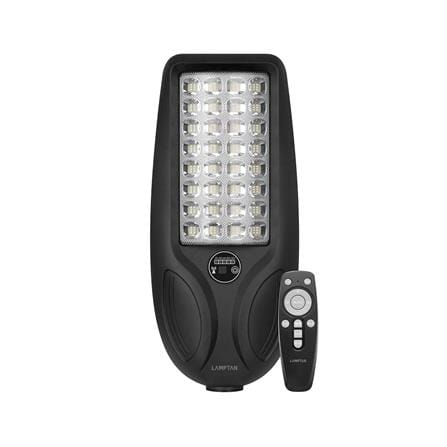 ไฟถนน SOLAR LAMPTAN CURVY 450 วัตต์ DAYLIGHT สีดำ_0