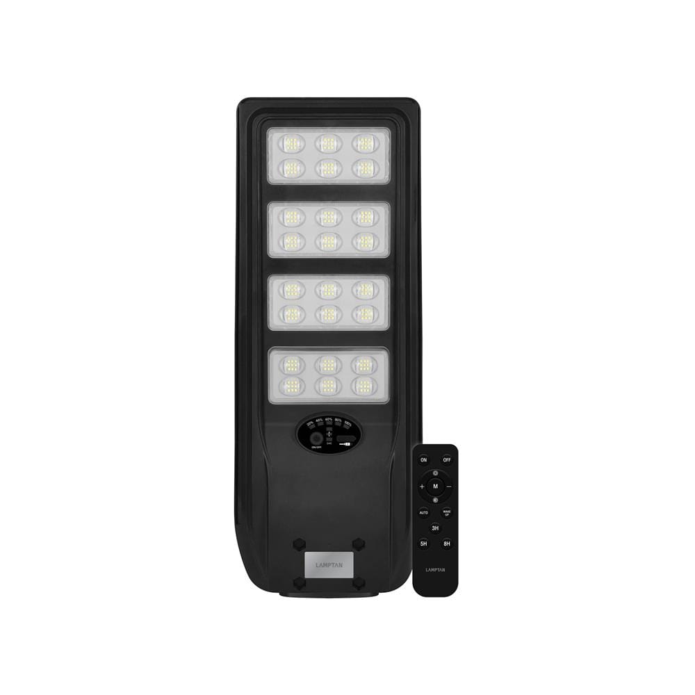 ไฟถนน SOLAR LAMPTAN METRO 500 วัตต์ DAYLIGHT สีดำ