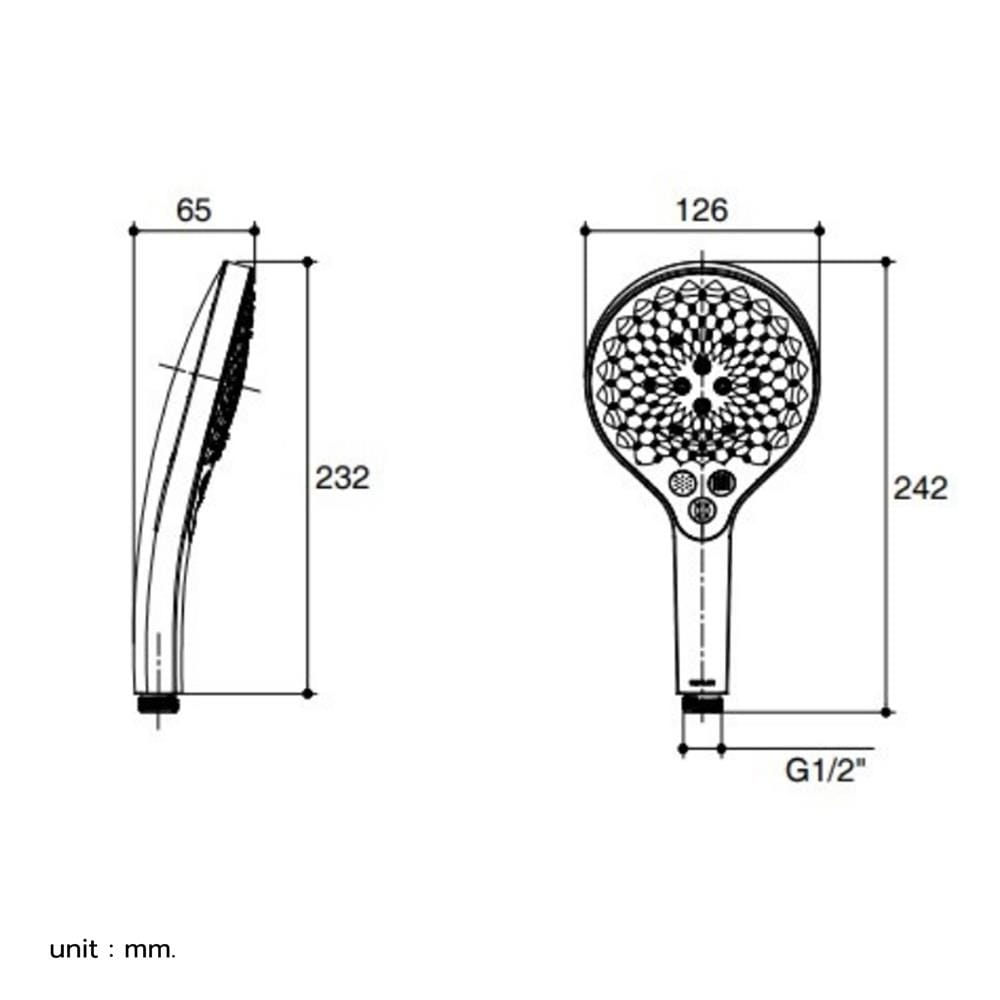 ฝักบัวสายอ่อน KOHLER K-R33407T-CP