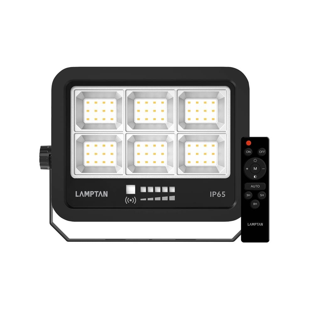 สปอตไลท์ SOLAR LAMPTAN ADVANCE 200 วัตต์ DAYLIGHT สีดำ