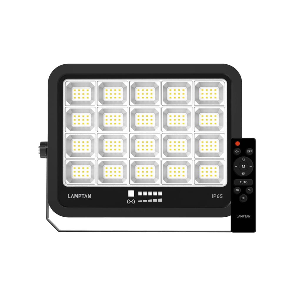 สปอตไลท์ SOLAR LAMPTAN ADVANCE 900 วัตต์ DAYLIGHT สีดำ