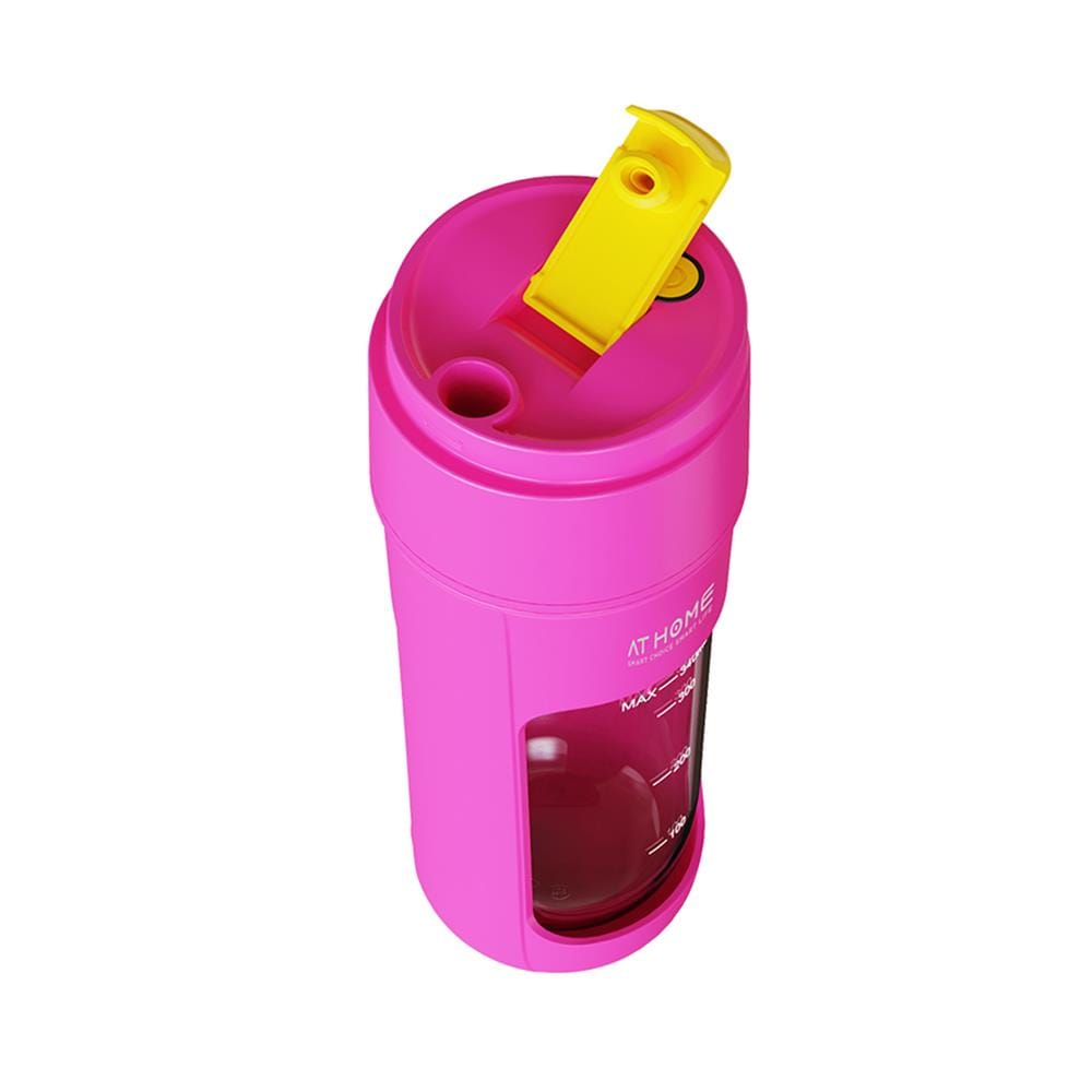 เครื่องปั่นน้ำผลไม้พกพา AT HOME 10HO00087 0.34 ลิตร สีชมพู