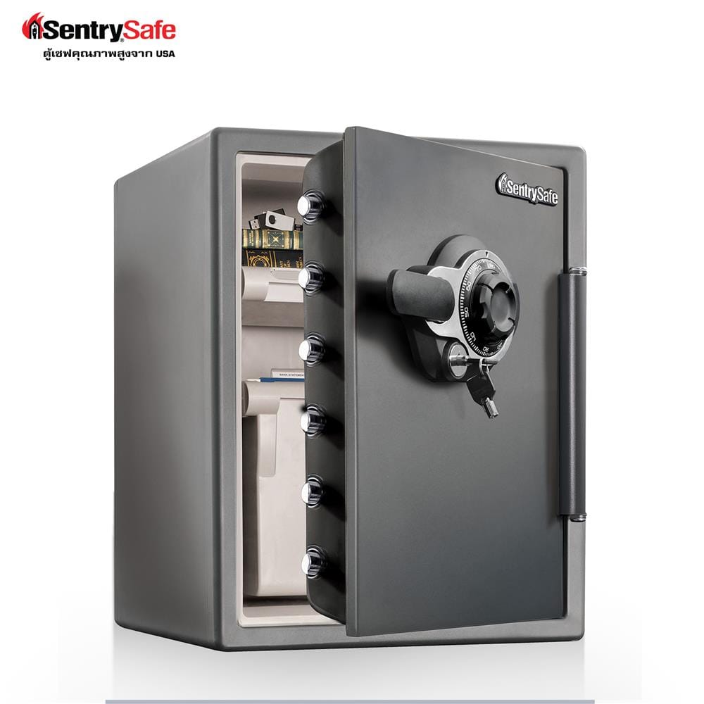 ตู้นิรภัยมือหมุน SENTRYSAFE SFW205DPB สีดำ