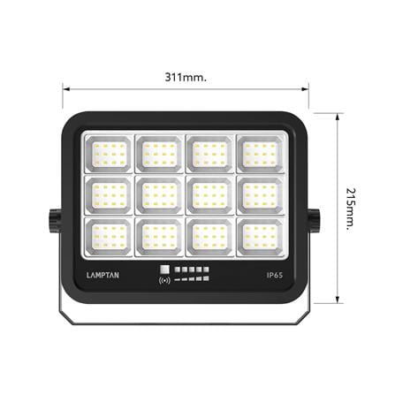 สปอตไลท์ SOLAR LAMPTAN ADVANCE 700 วัตต์ DAYLIGHT สีดำ_9