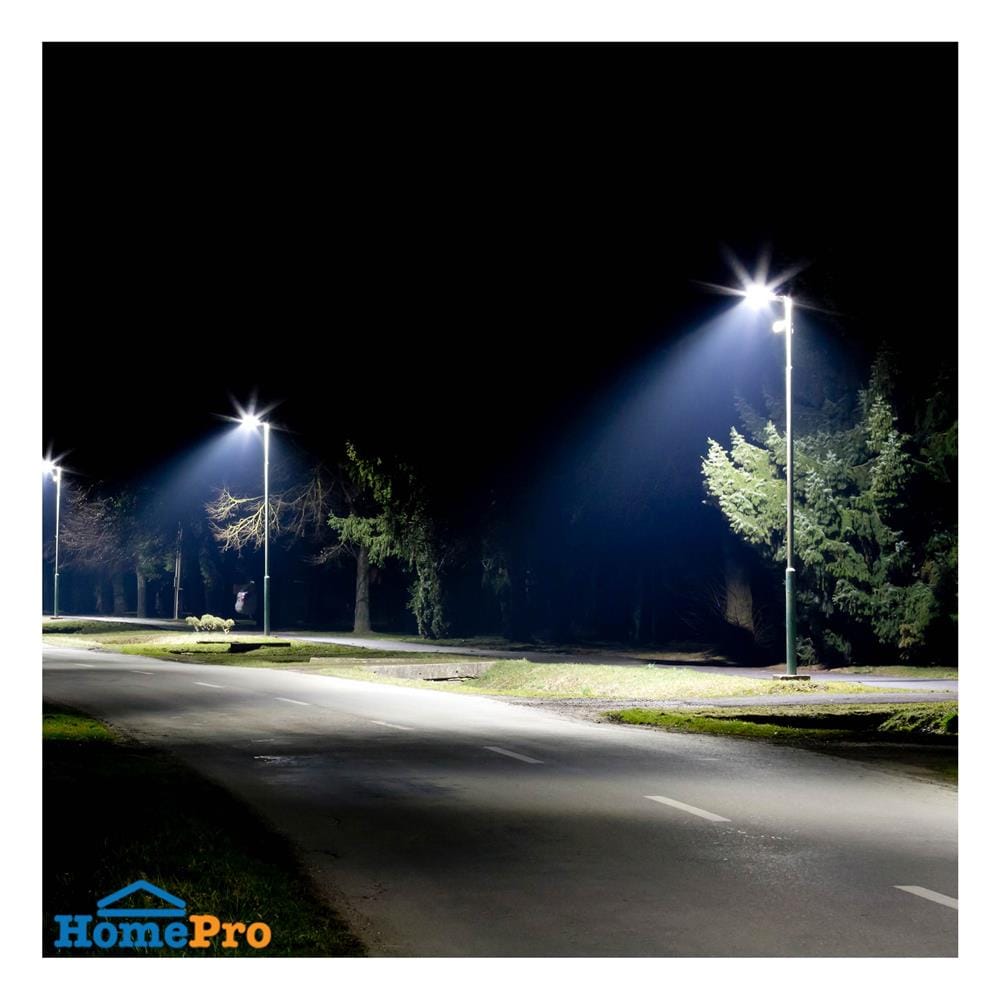 ไฟถนน SOLAR LAMPTAN METRO 300 วัตต์ DAYLIGHT สีดำ