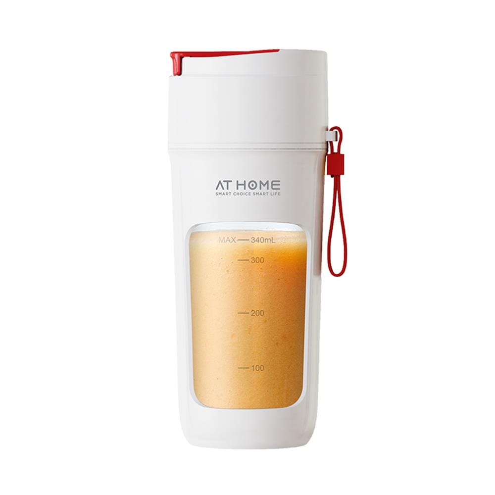 เครื่องปั่นน้ำผลไม้พกพา AT HOME 10HO00086 0.34 ลิตร สีขาว