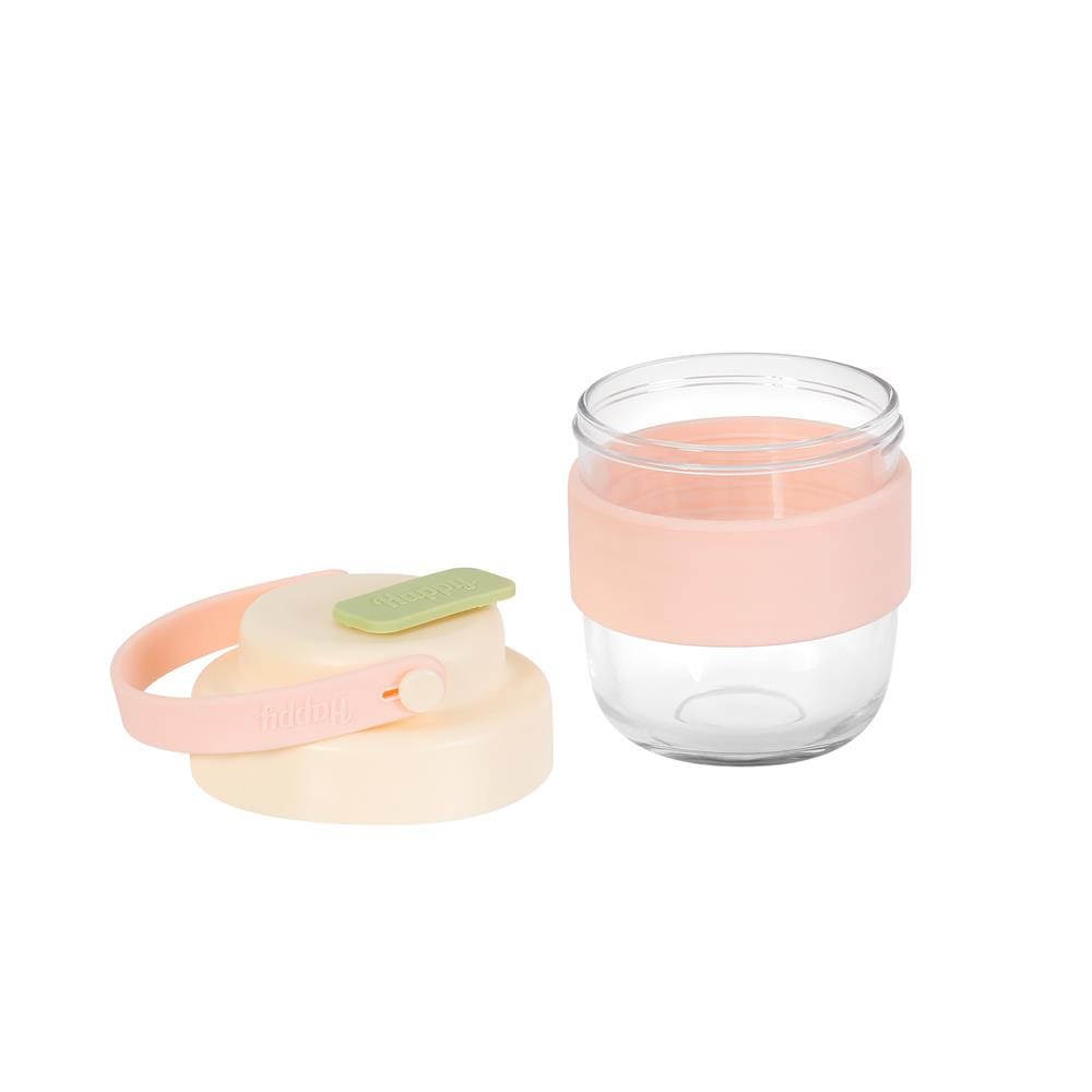 แก้วน้ำพร้อมฝา 350 มล. KECH CUTE สีชมพู