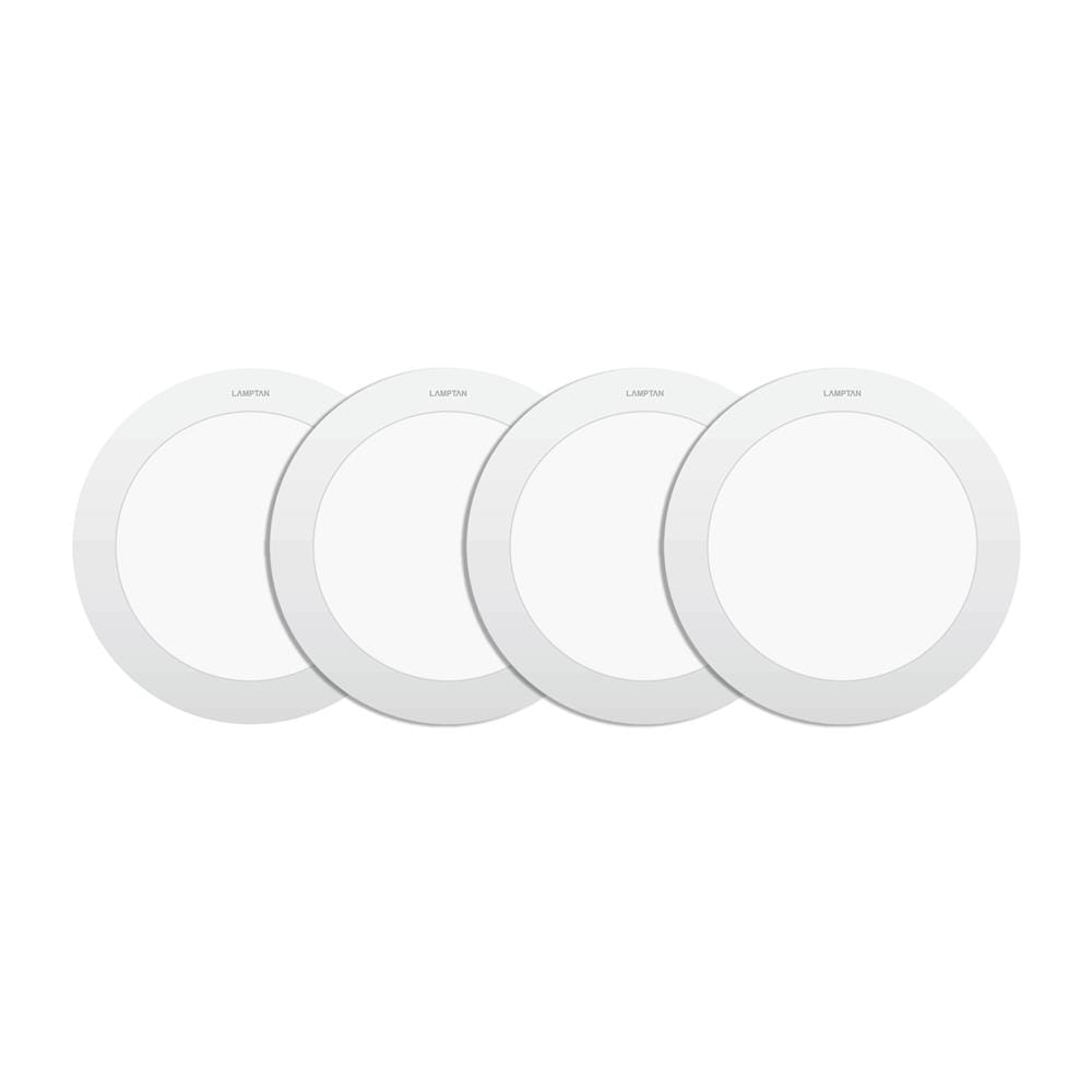 ดาวน์ไลท์ LED LAMPTAN SLIM 6 นิ้ว 12 วัตต์ DAYLIGHT สีขาว (แพ็ก 4 ชิ้น)