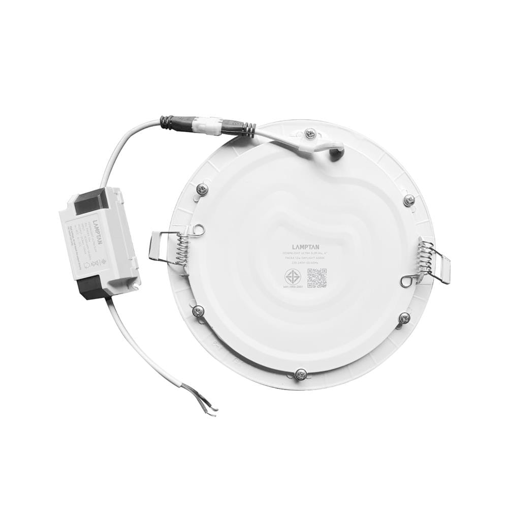 ดาวน์ไลท์ LED LAMPTAN SLIM 6 นิ้ว 12 วัตต์ DAYLIGHT สีขาว (แพ็ก 4 ชิ้น)