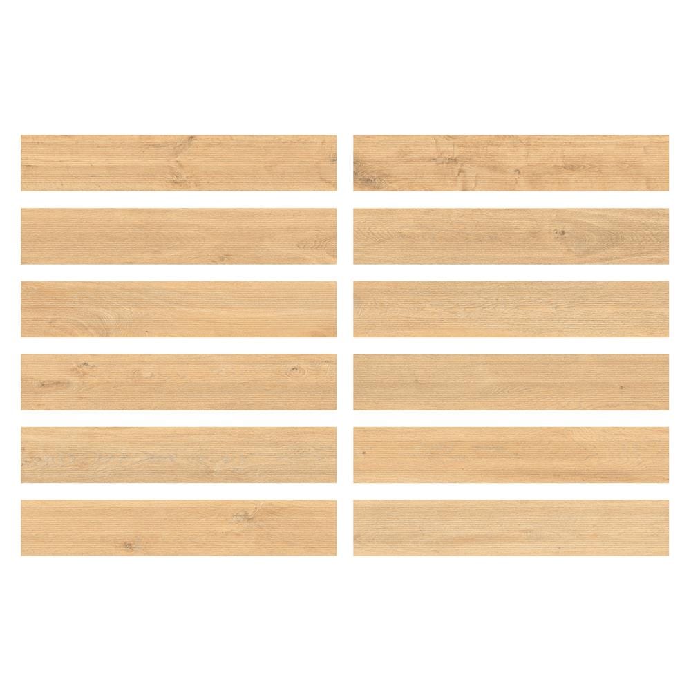 กระเบื้องพื้นพอร์ซเลน 20x120 ซม. TARA เลโอนาร์โด เบจ A 0.96 ตร.ม.