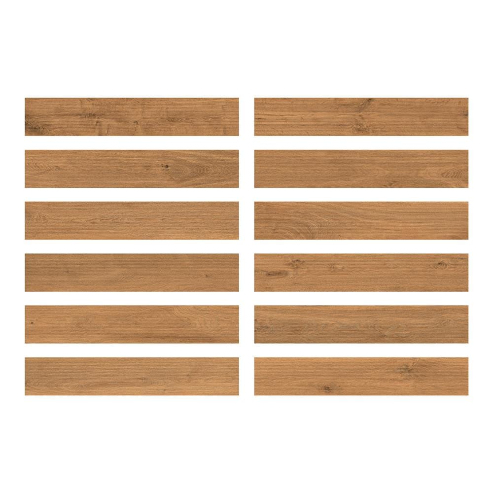 กระเบื้องพื้นพอร์ซเลน 20X120 ซม. TARA เลโอนาร์โด น้ำตาล A 0.96 ตร.ม.