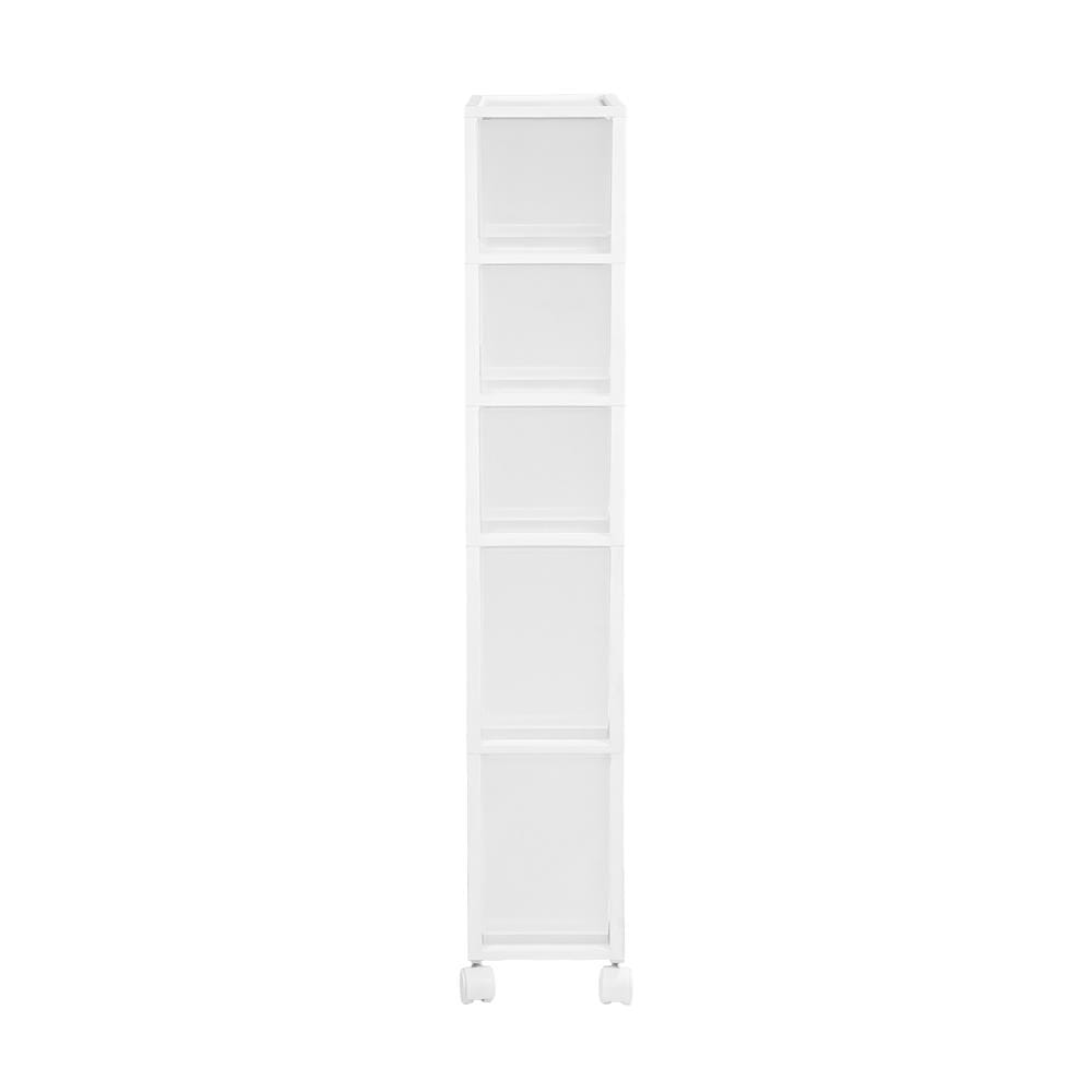 ตู้ลิ้นชักแคบ 5 ชั้น STACKO HANA 19x36.5x104.3 ซม. สีขาว