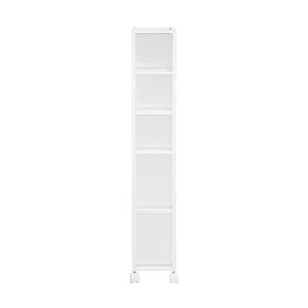 ตู้ลิ้นชักแคบ 5 ชั้น STACKO HANA 19x36.5x104.3 ซม. สีขาว_2