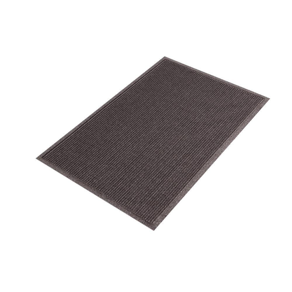 พรมเช็ดเท้าดักฝุ่น KLEEN-TEX STRIPE 90x145 ซม. สีน้ำตาล