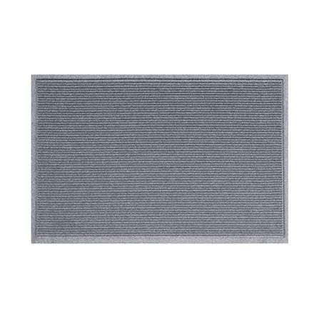 พรมเช็ดเท้าดักฝุ่น KLEEN-TEX STRIPE 90x145 ซม. สีเทาอ่อน_0