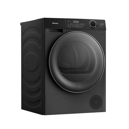 เครื่องอบผ้าฝาหน้า HISENSE DH105M3 10.5 กก. HEAT PUMP สีดำ_2