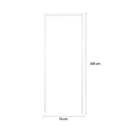 วงกบประตู UPVC MODERNWOOD 70x200 ซม. สีขาว_4