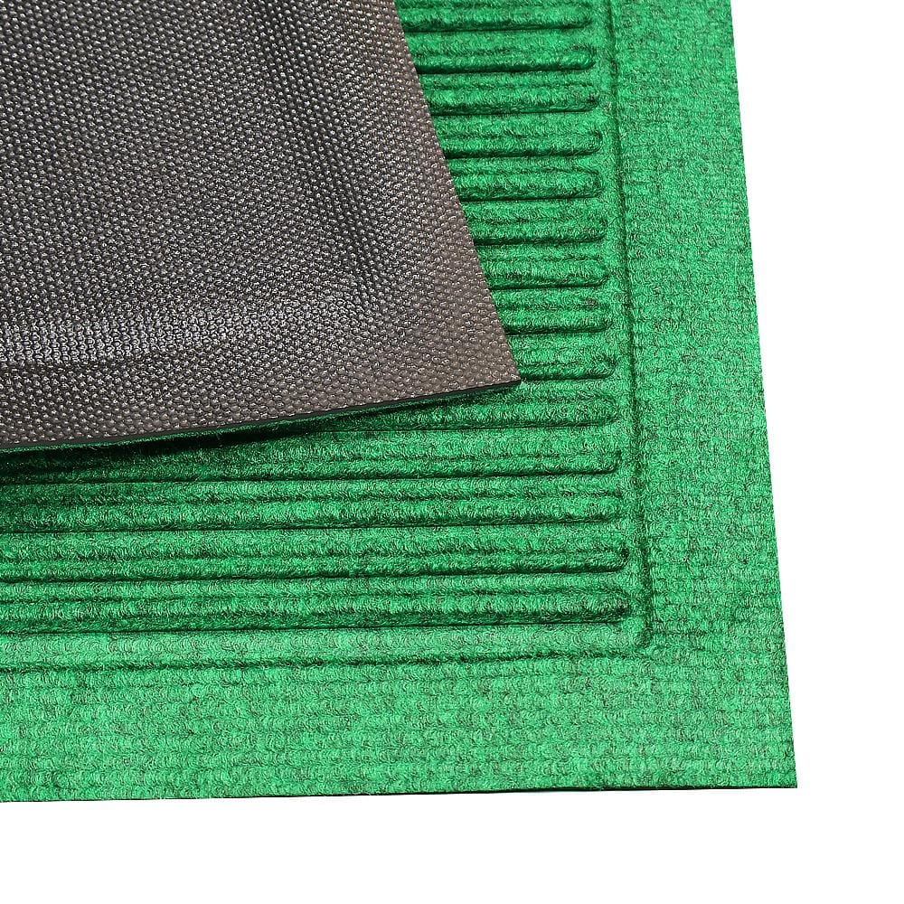 พรมเช็ดเท้าดักฝุ่น KLEEN-TEX STRIPE 90x145 ซม. สีเขียว
