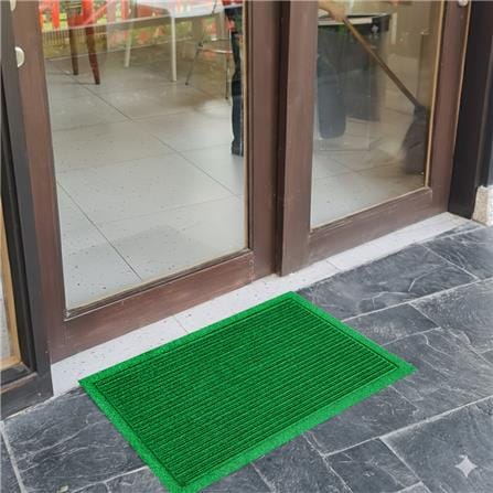 พรมเช็ดเท้าดักฝุ่น KLEEN-TEX STRIPE 90x145 ซม. สีเขียว_6